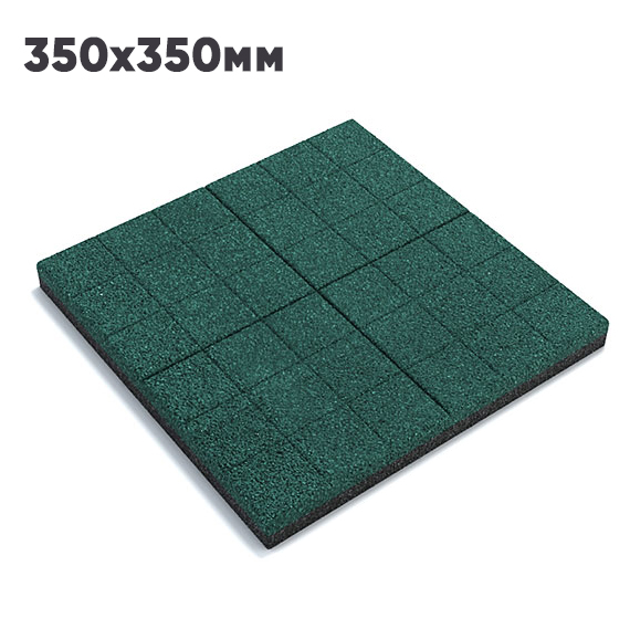 Плитка сетка 350х350 зеленая